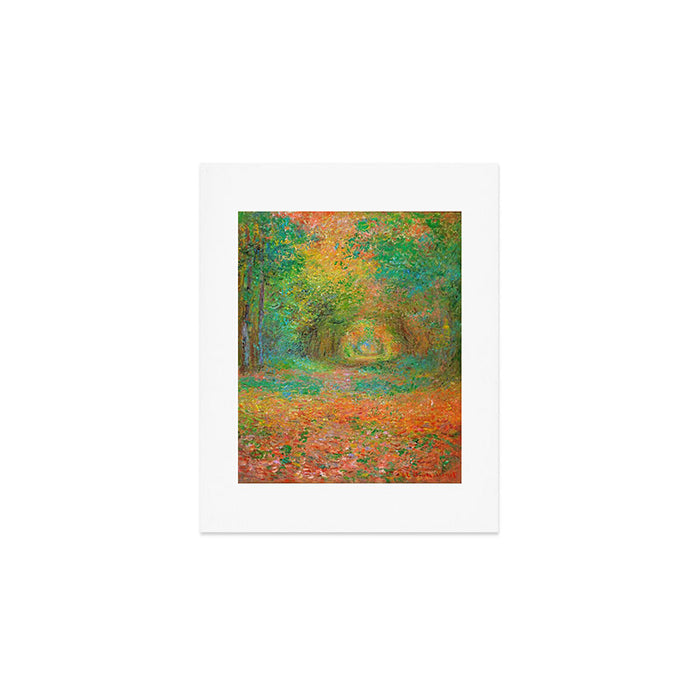 Claude Monet - The Undergrowth in the Forest of Saint-Germain (1882) Art Print Gallery Image 1