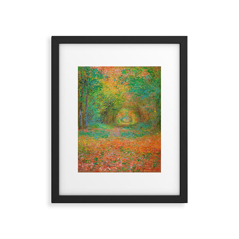 Claude Monet - The Undergrowth in the Forest of Saint-Germain (1882) Framed Art Print Gallery Image 4