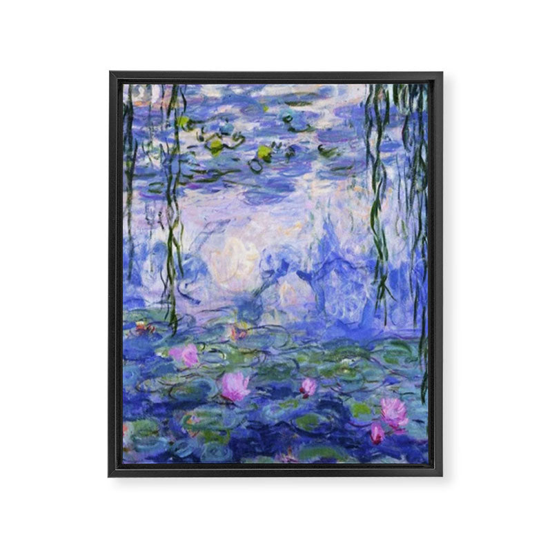 Claude Monet Water Lilies Framed Canvas Print Gallery Image 8