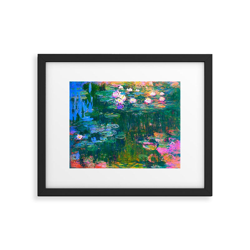 Claude Monet Water Lilies, Monet Nymphéas Framed Art Print Gallery Image 4
