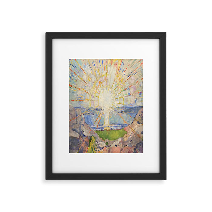 Edvard Munch - The Sun (Solen) (1911)  Framed Art Print Gallery Image 1