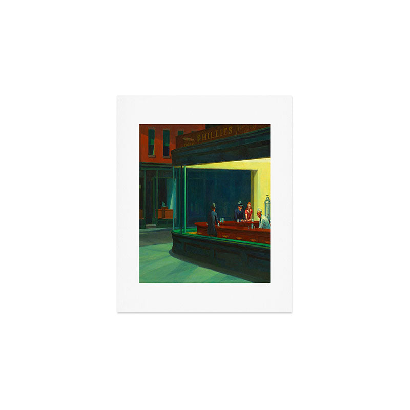  Edward Hopper - Night Hawks Art Print Gallery Image 1