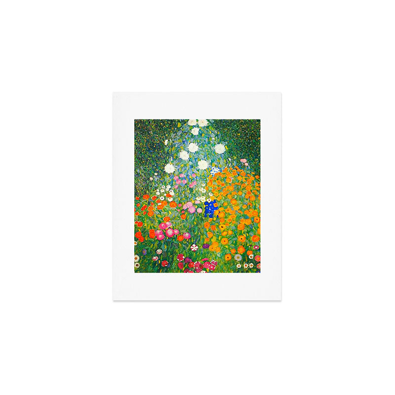 Gustav Klimt Flower Garden Art Print Gallery Image 1