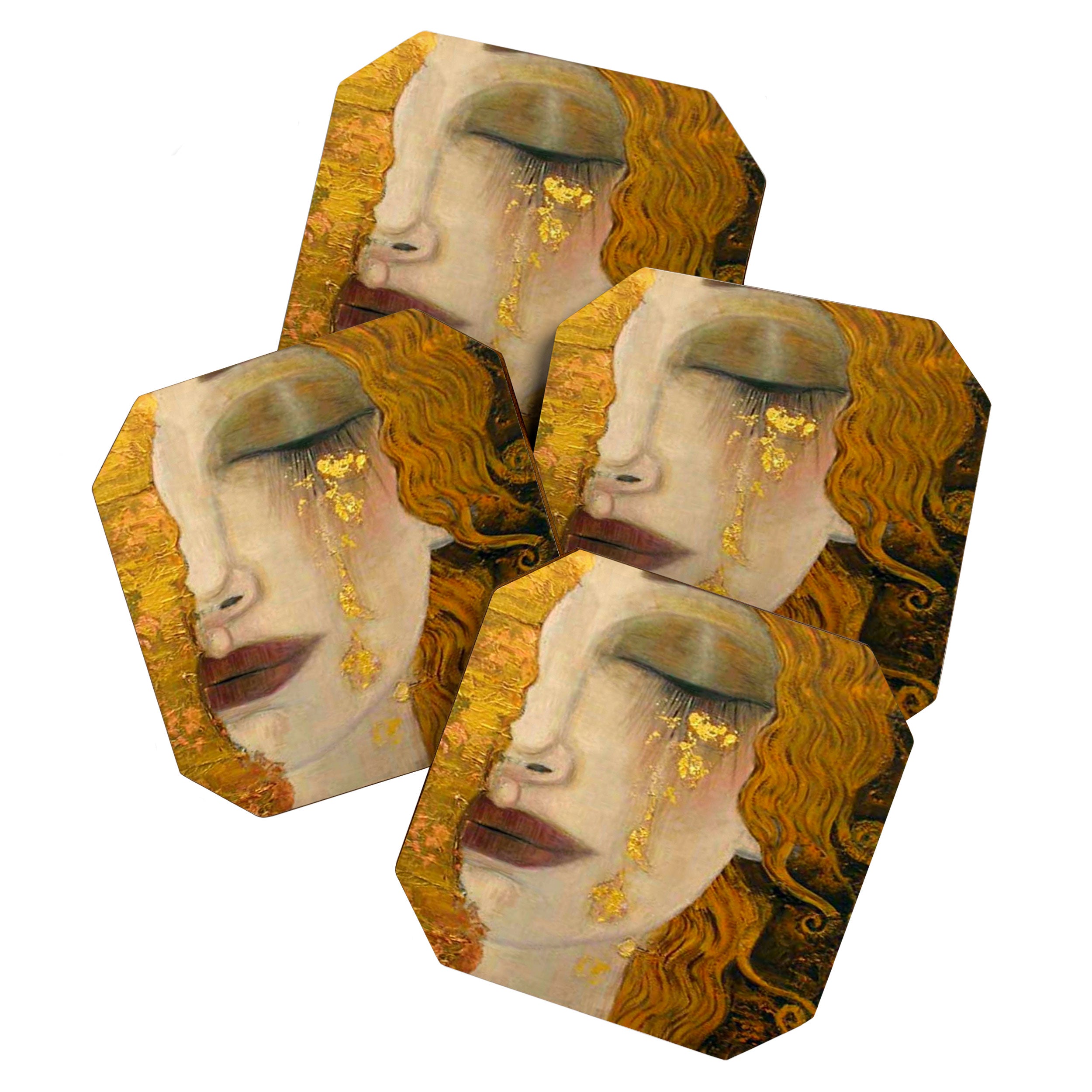 Gustav Klimt - Golden Tears ,No.1, Coaster Gallery Image 1