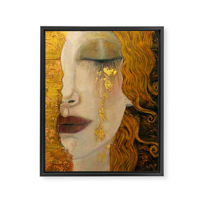 Gustav Klimt - Golden Tears ,No.1, Framed Canvas Print Gallery Image 1