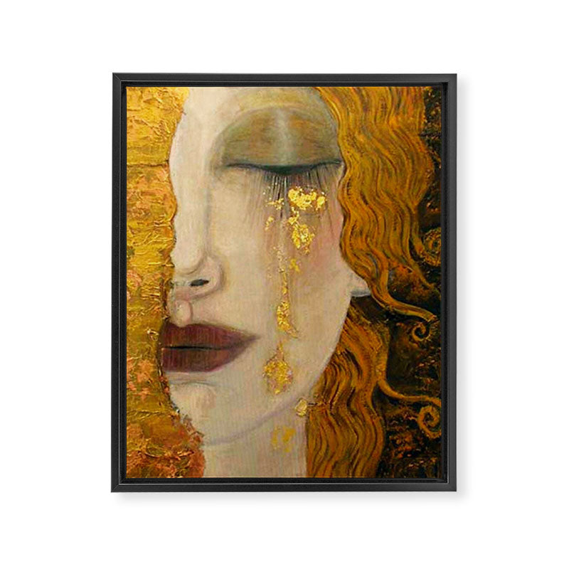 Gustav Klimt - Golden Tears ,No.1, Framed Canvas Print Gallery Image 8
