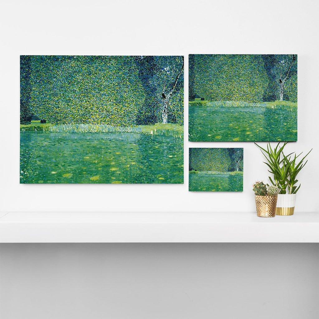 Gustav Klimt , Pond of Schloss Kammer on Attersee Canvas Print Gallery Image 3