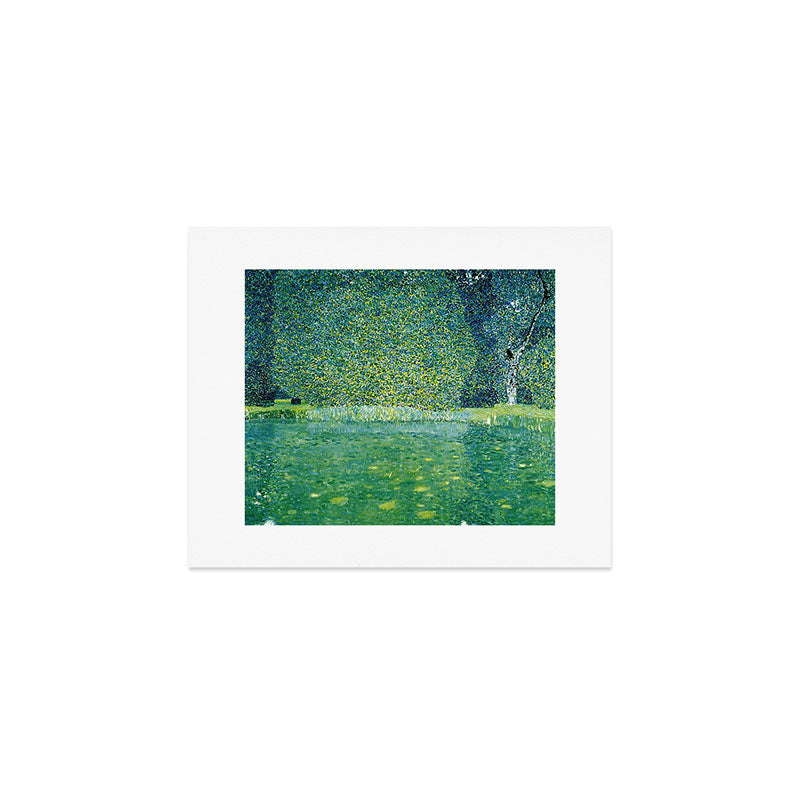 Gustav Klimt , Pond of Schloss Kammer on Attersee Art Print Gallery Image 1