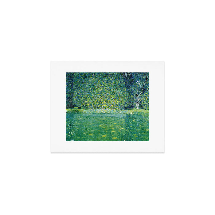 Gustav Klimt , Pond of Schloss Kammer on Attersee Art Print Gallery Image 1