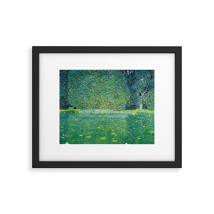 Gustav Klimt , Pond of Schloss Kammer on Attersee Framed Art Print Gallery Image 1