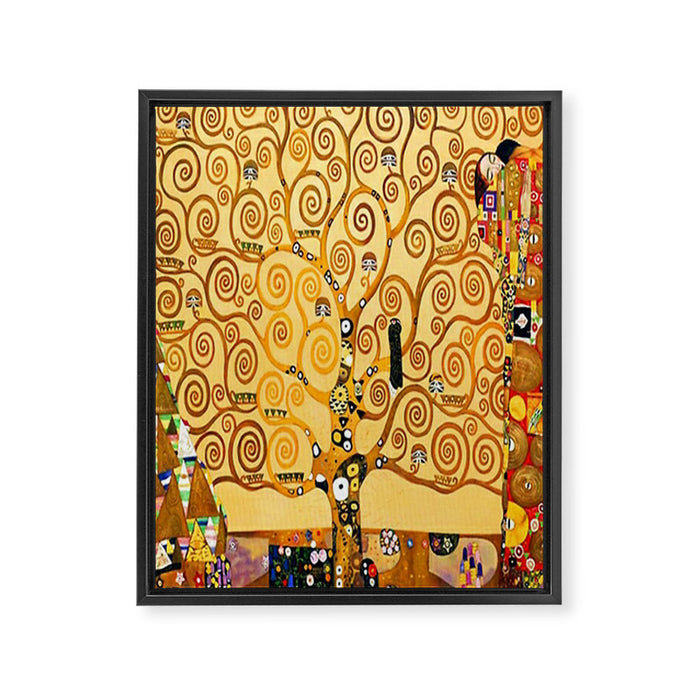 Gustav Klimt The Tree of Life Framed Canvas Print Gallery Image 1