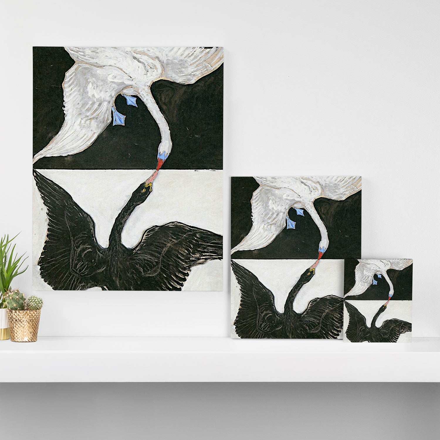 Hilma af Klint The Swan Canvas Print Gallery Image 3
