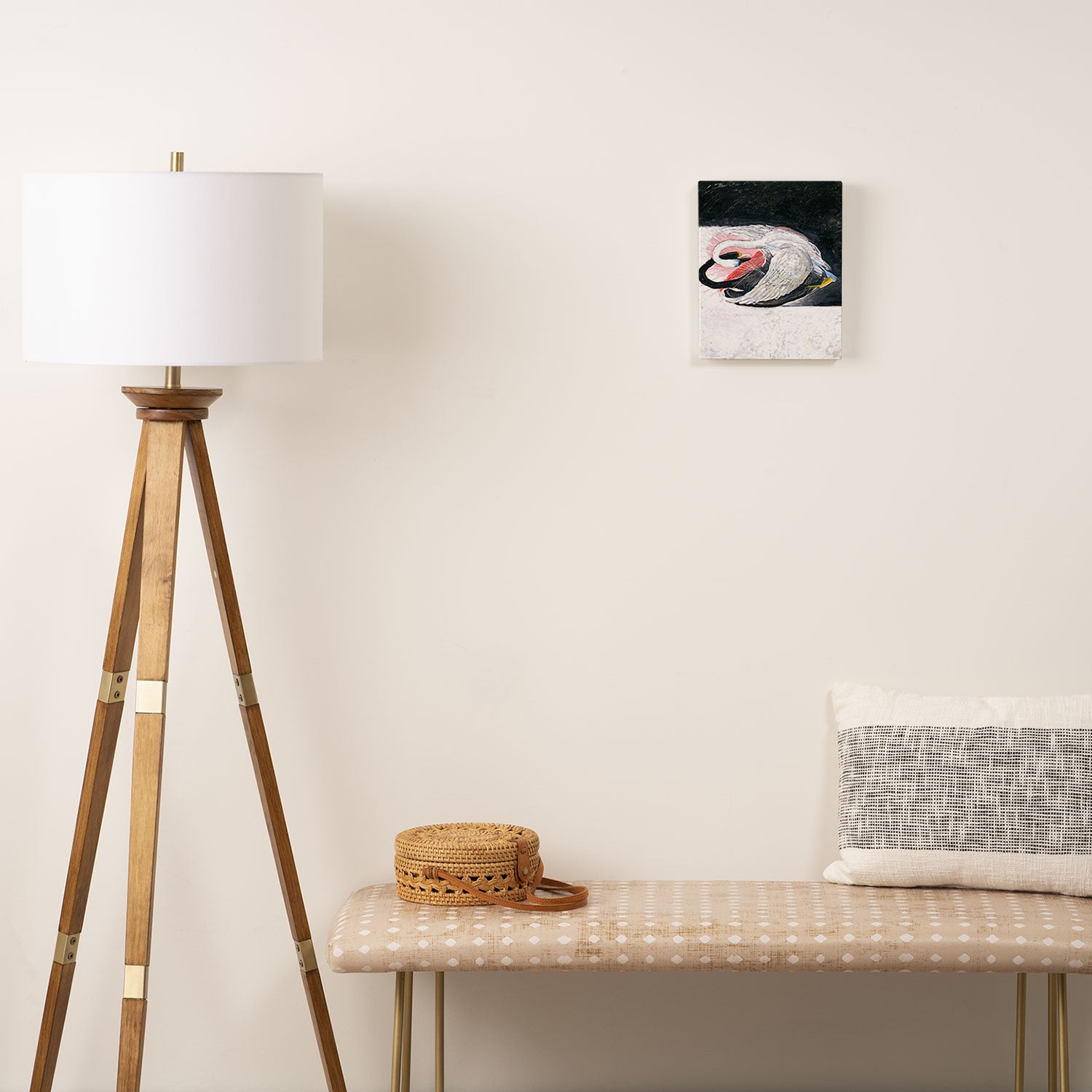 Hilma af klint the Swan No 05 Canvas Print Gallery Image 2
