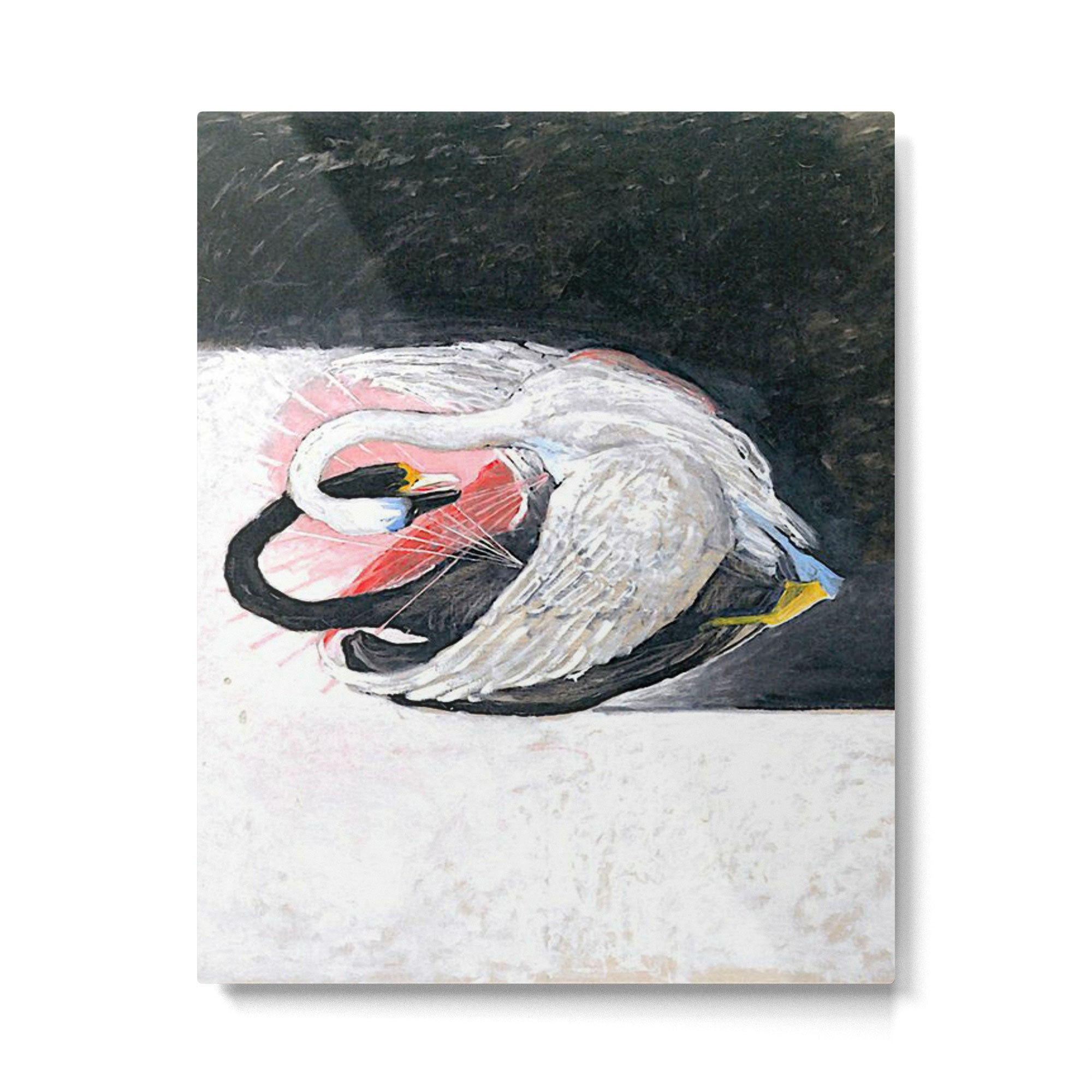 Hilma af klint the Swan No 05 Metal Print Gallery Image 6