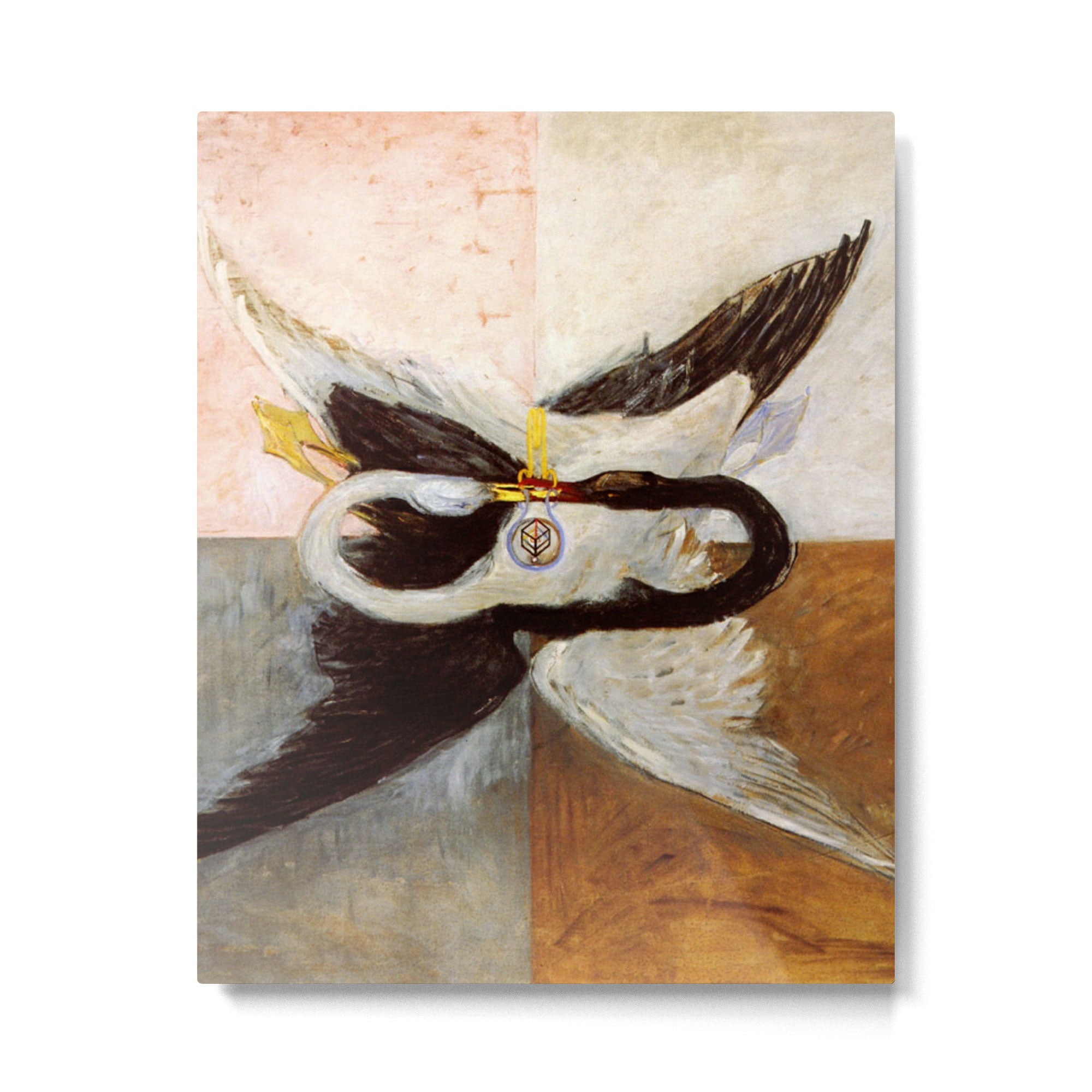 Hilma af klint The Swan,No,3 Metal Print Gallery Image 6