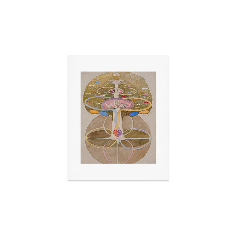 Hilma af Klint The Tree Of Knowledge No . 1 ,A ( 1913) Art Print Gallery Image 1