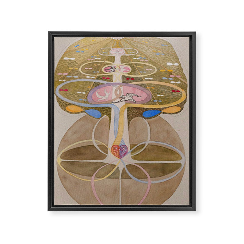 Hilma af Klint The Tree Of Knowledge No . 1 ,A ( 1913) Framed Canvas Print Gallery Image 8