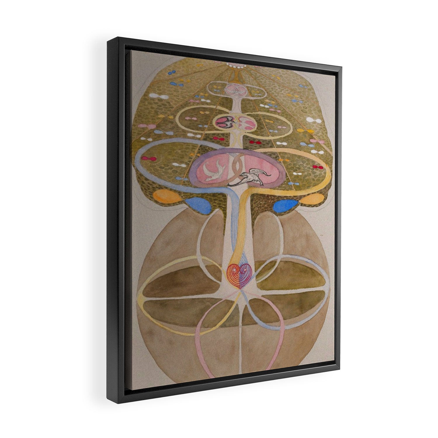 Hilma af Klint The Tree Of Knowledge No . 1 ,A ( 1913) Framed Canvas Print Gallery Image 2