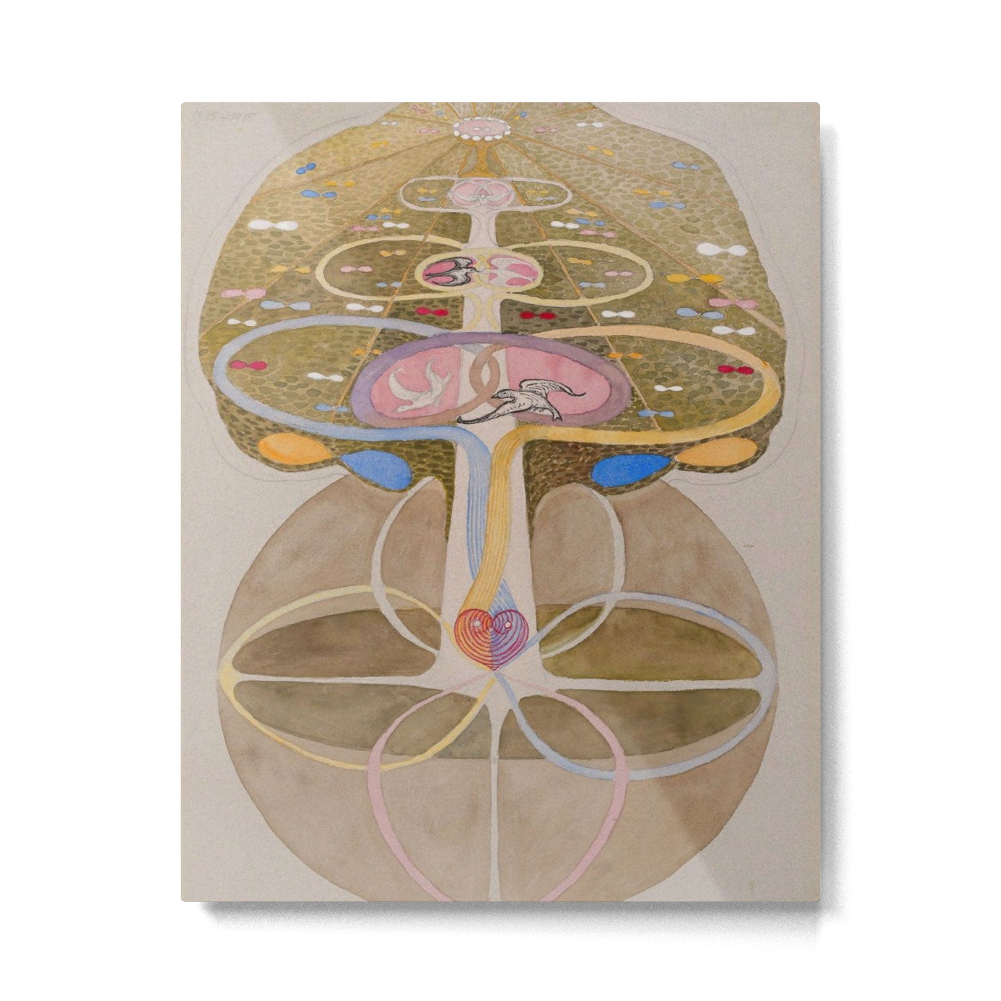 Hilma af Klint The Tree Of Knowledge No . 1 ,A ( 1913) Metal Print Gallery Image 6