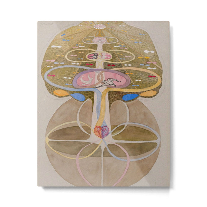 Hilma af Klint The Tree Of Knowledge No . 1 ,A ( 1913) Metal Print Gallery Image 1