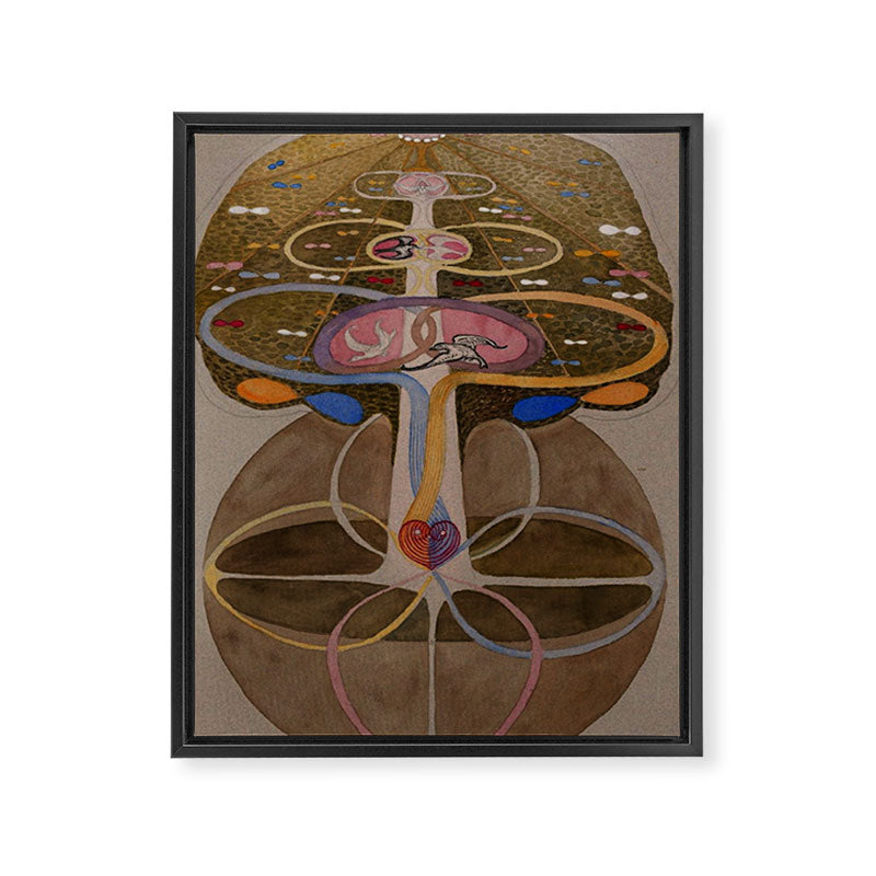 Hilma af Klint The Tree Of Knowledge No . 1 ,B ( 1913) Framed Canvas Print Gallery Image 8