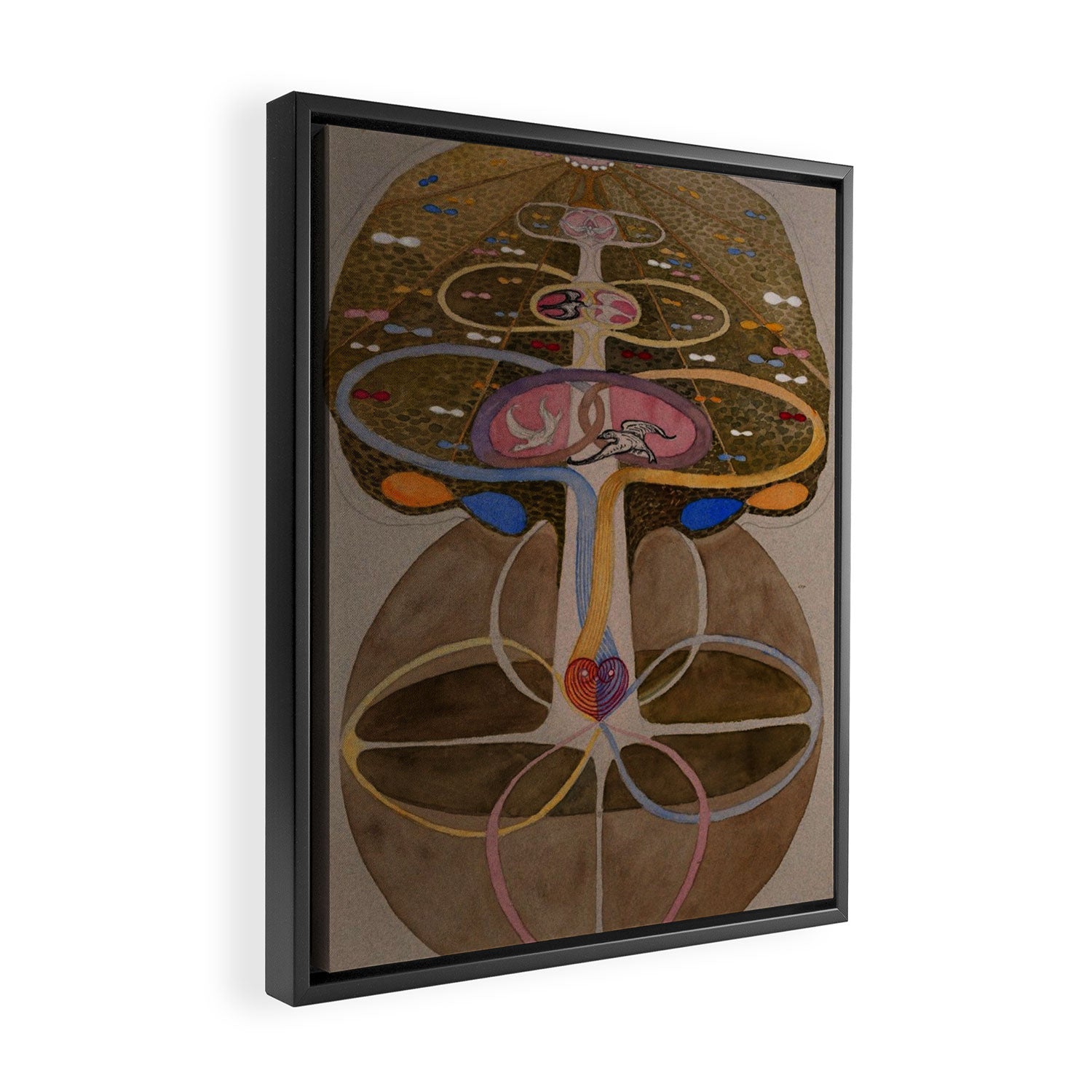 Hilma af Klint The Tree Of Knowledge No . 1 ,B ( 1913) Framed Canvas Print Gallery Image 2
