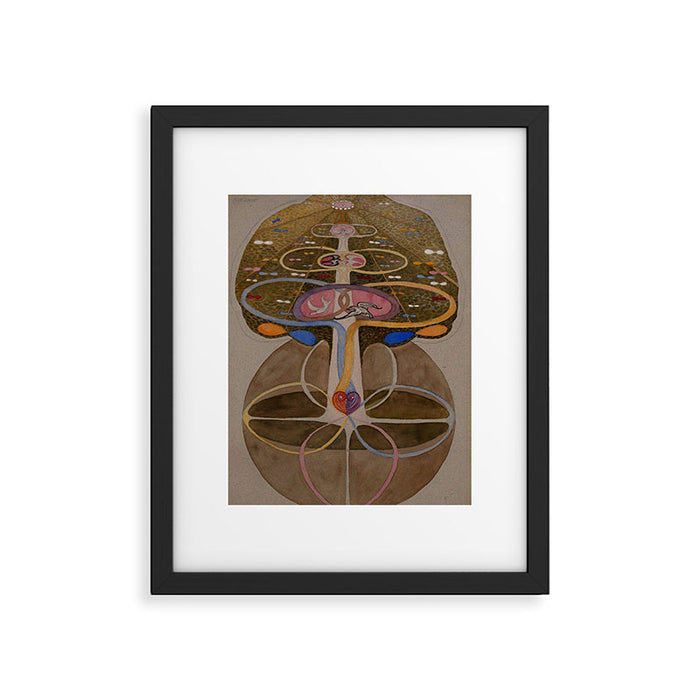 Hilma af Klint The Tree Of Knowledge No . 1 ,B ( 1913) Framed Art Print Gallery Image 1