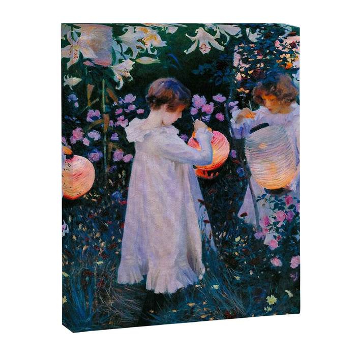 John Singer Sargent Oeillet, Lily, Lily, Rose (1886) Canvas Print Gallery Image 1
