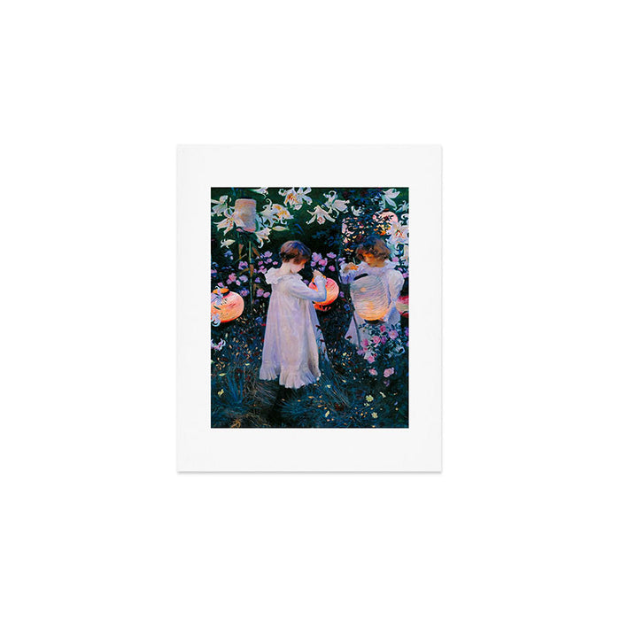 John Singer Sargent Oeillet, Lily, Lily, Rose (1886) Art Print Gallery Image 1
