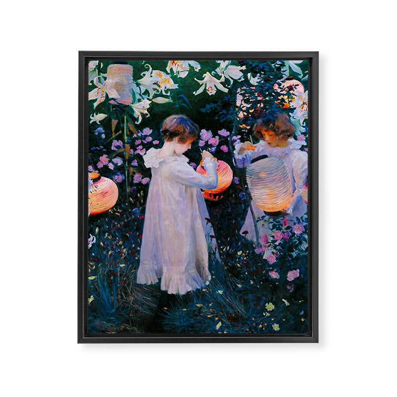 John Singer Sargent Oeillet, Lily, Lily, Rose (1886) Framed Canvas Print Gallery Image 8