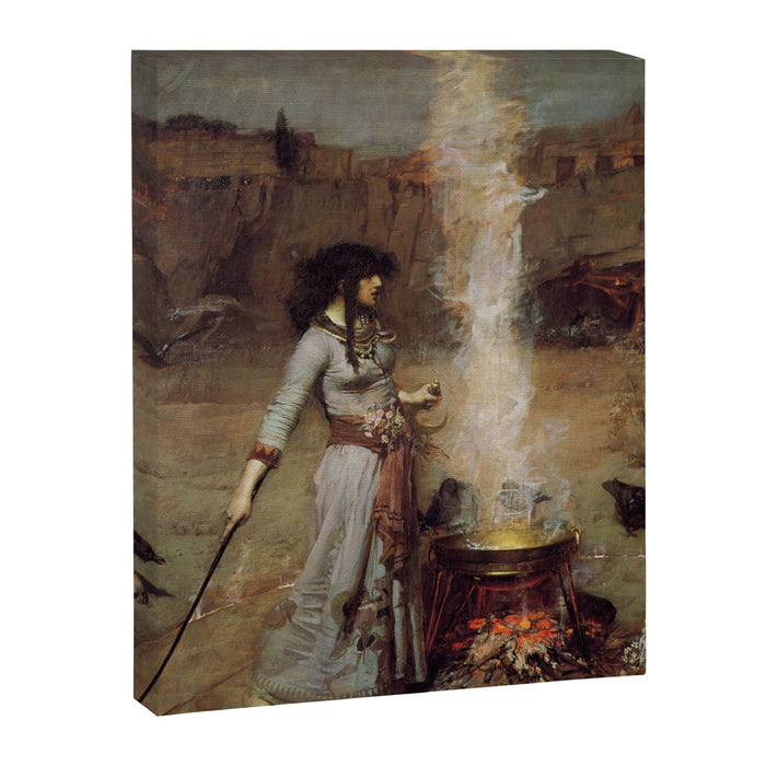 John William Waterhouse The Magic Circle Canvas Print Gallery Image 1