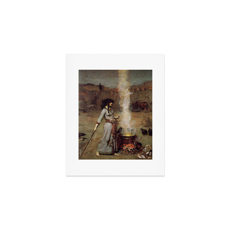 John William Waterhouse The Magic Circle Art Print Gallery Image 1