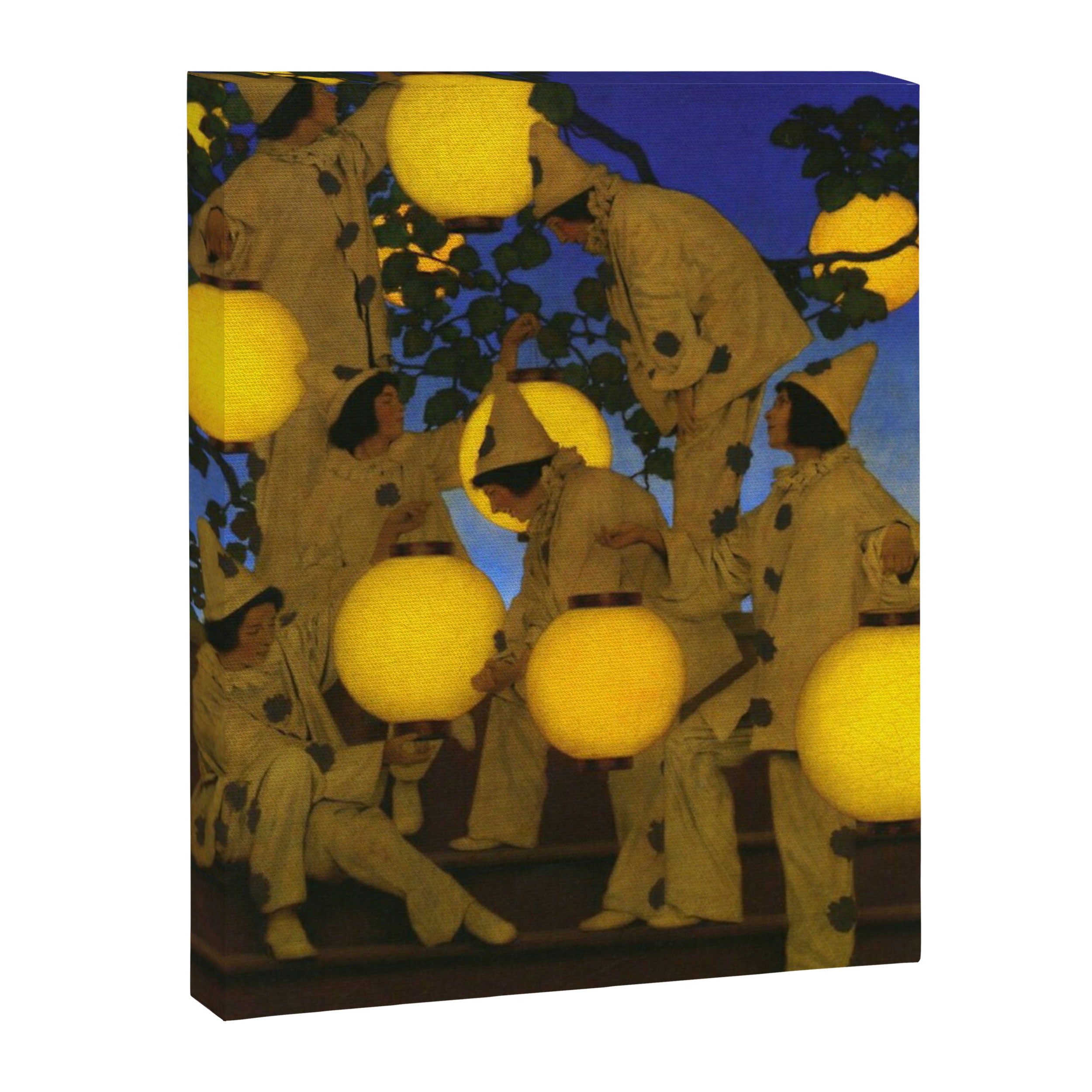 Maxfield Parrish - The Lantern Bearers , 1908 Canvas Print Gallery Image 8