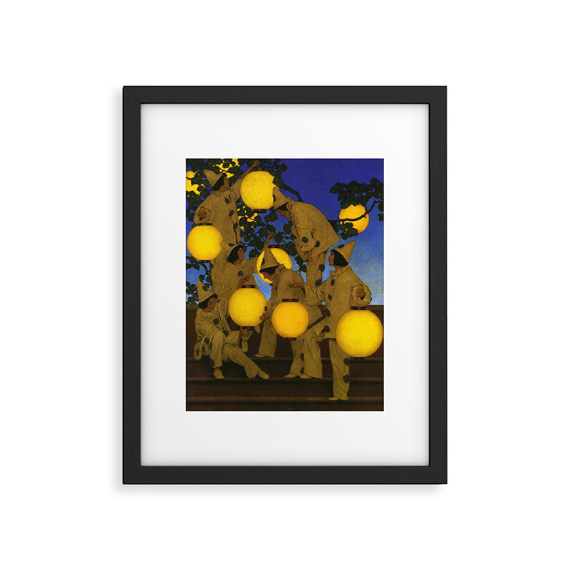 Maxfield Parrish - The Lantern Bearers , 1908 Framed Art Print Gallery Image 4