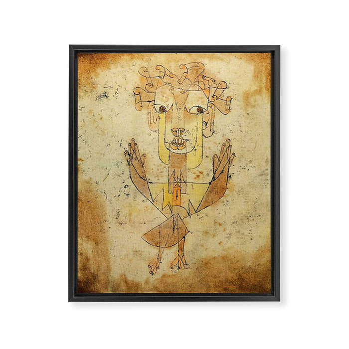  Paul Klee Angelus Novus 1920 Framed Canvas Print Gallery Image 1