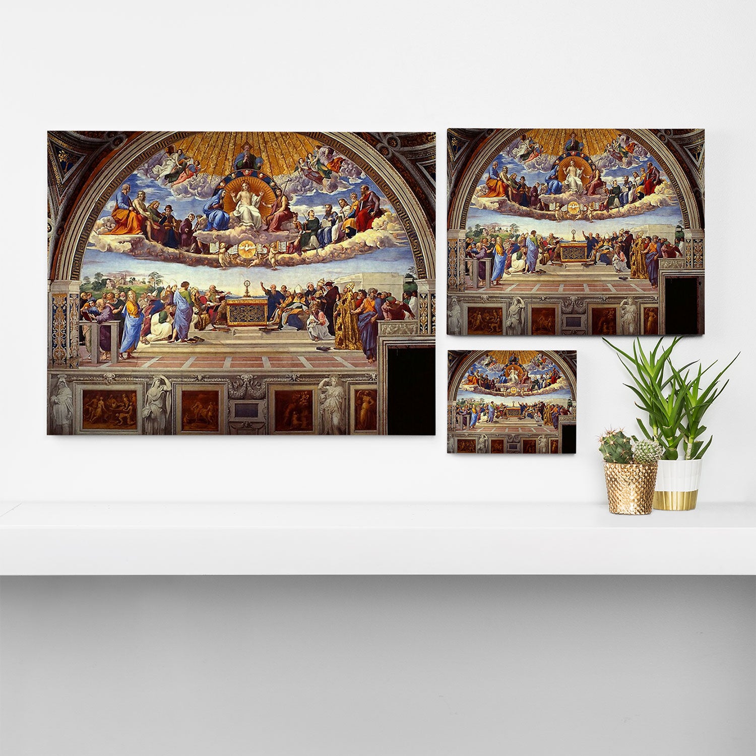 Raphael The Disputation of the Holy Sacrament  Canvas Print Gallery Image 3