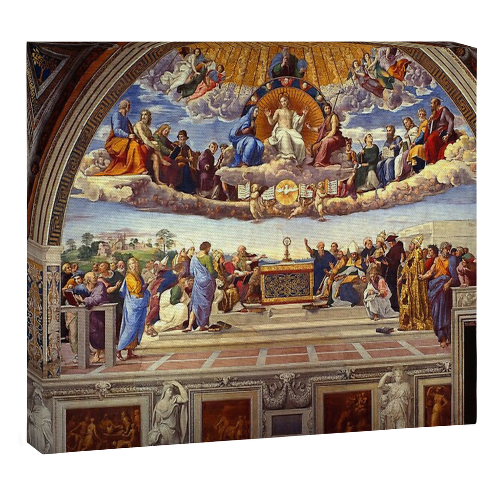 Raphael The Disputation of the Holy Sacrament  Canvas Print Gallery Image 3