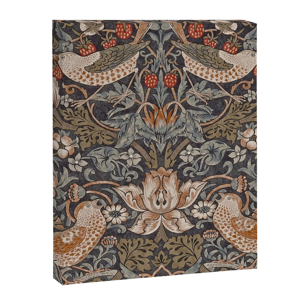 Strawberry thief, William Morris  Canvas Print Gallery Image 8