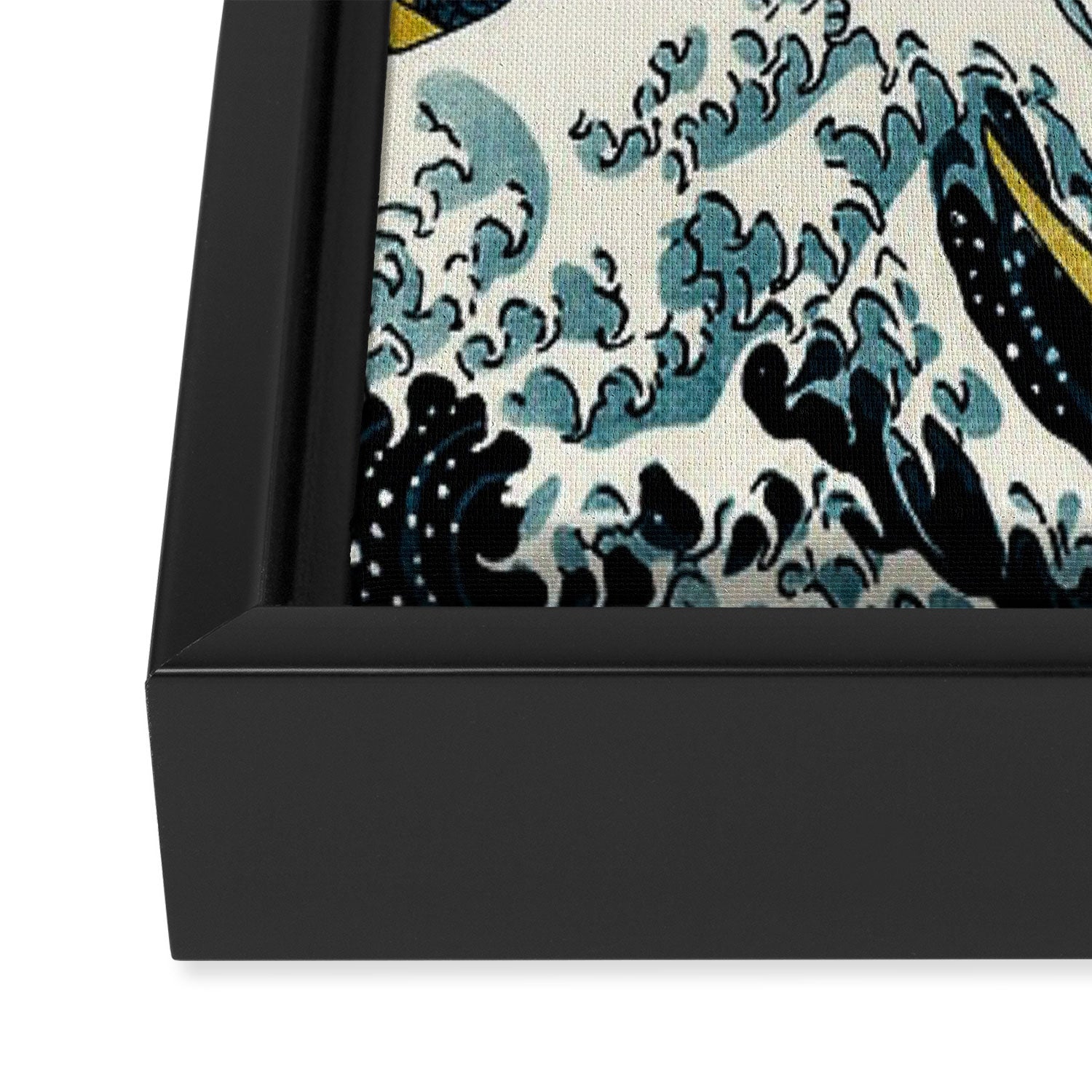 The Great Wave Off Kanagawa ,No.2, Framed Canvas Print Gallery Image 3