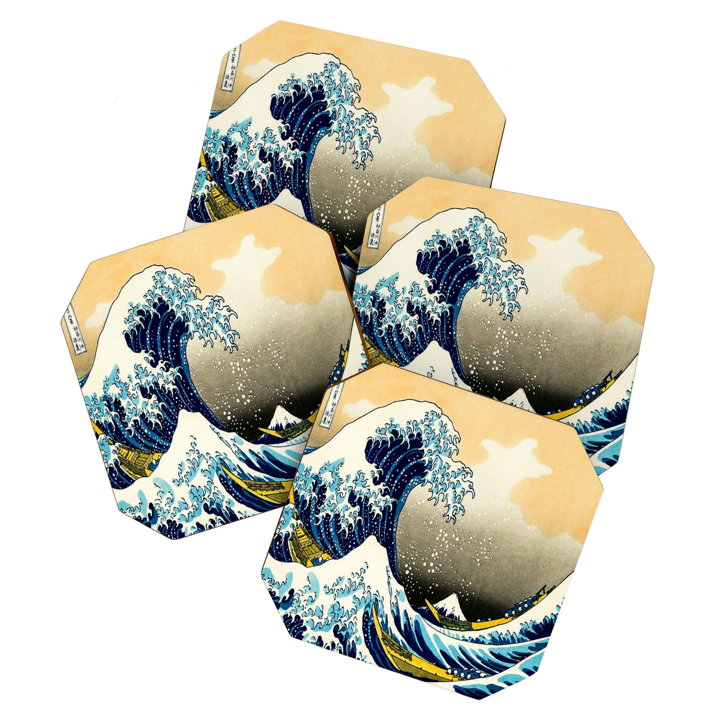 The Great Wave Off Kanagawa,No.3, Coaster Gallery Image 1