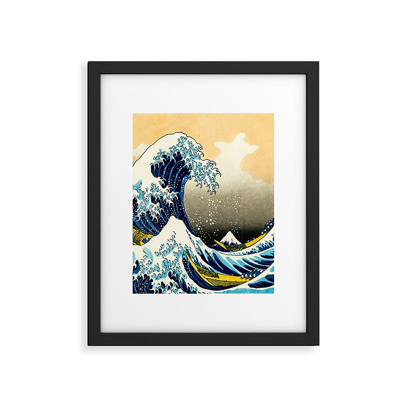 The Great Wave Off Kanagawa,No.3, Framed Art Print Gallery Image 6
