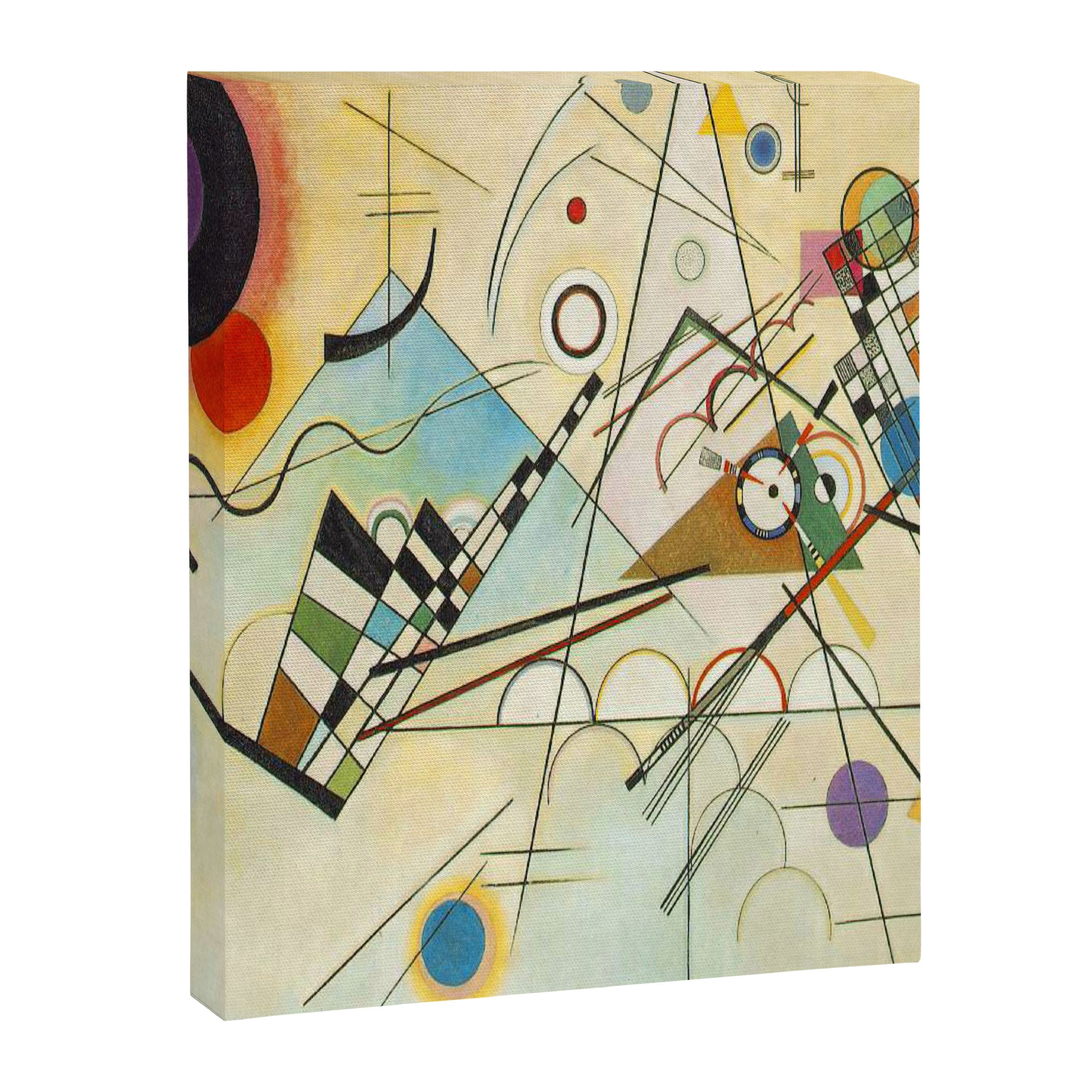 Wassily Kandinsky Composition 8 Canvas Print Gallery Image 8