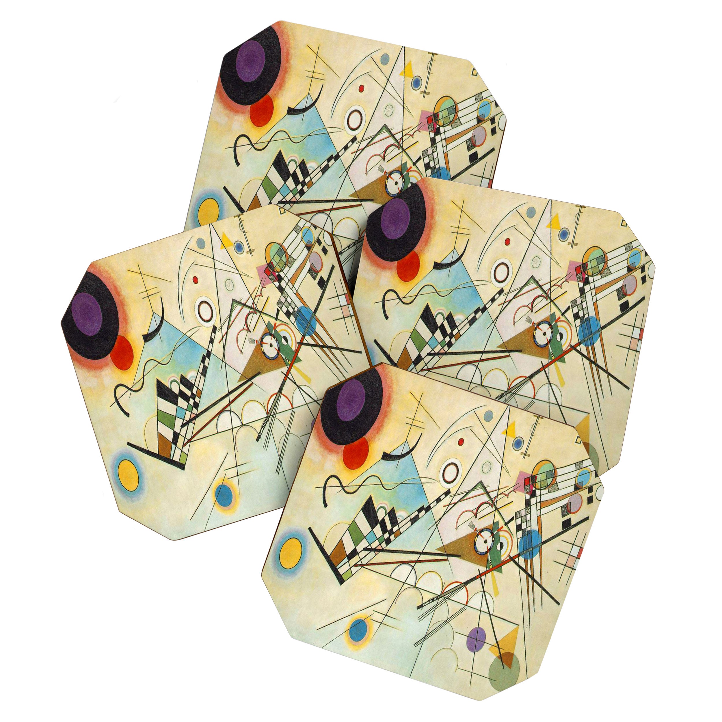 Wassily Kandinsky Composition 8 Coaster Gallery Image 1