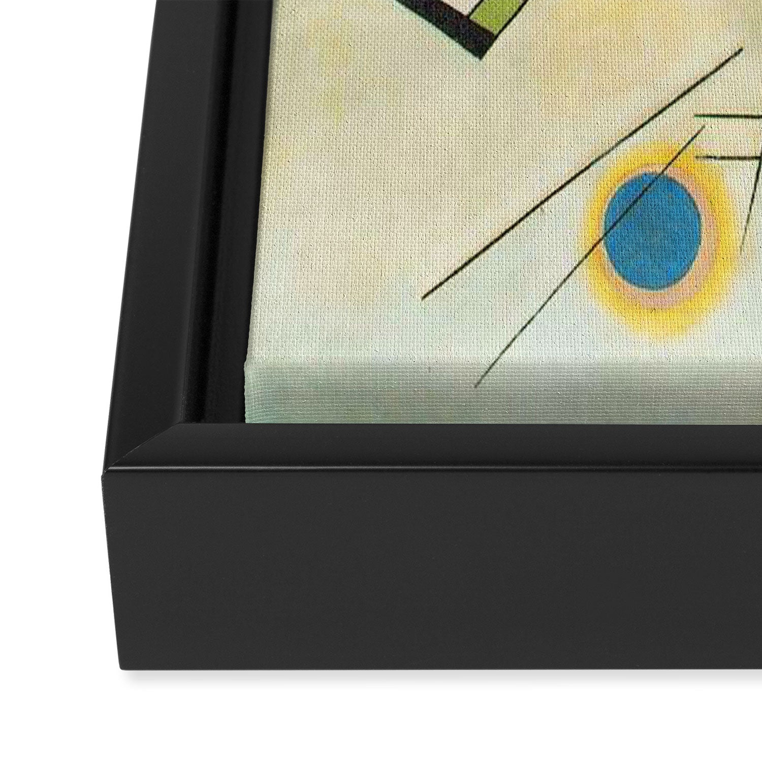 Wassily Kandinsky Composition 8 Framed Canvas Print Gallery Image 3