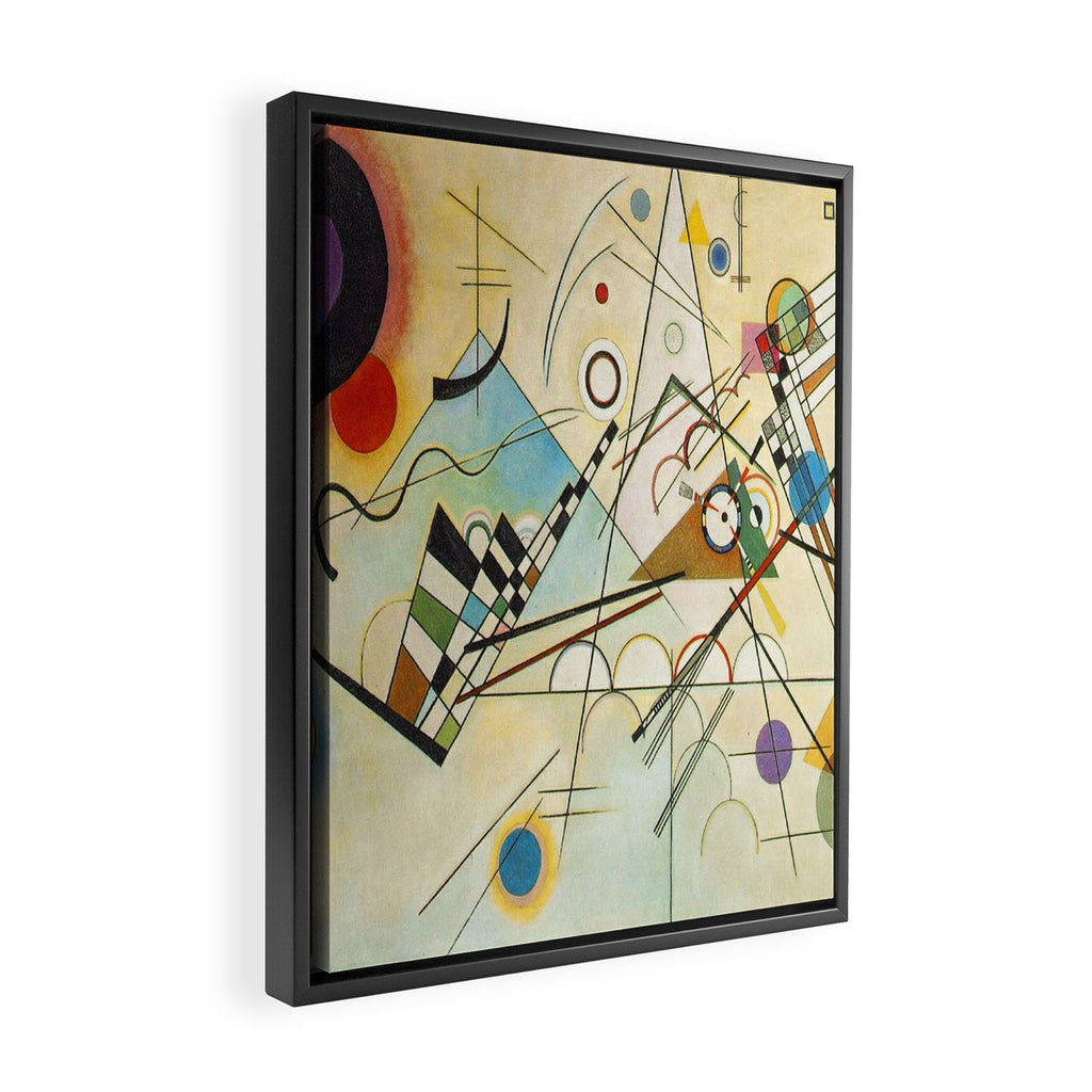 Wassily Kandinsky Composition 8 Framed Canvas Print Gallery Image 2