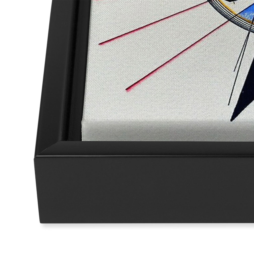 Wassily Kandinsky Delicate Tension Framed Canvas Print Gallery Image 3
