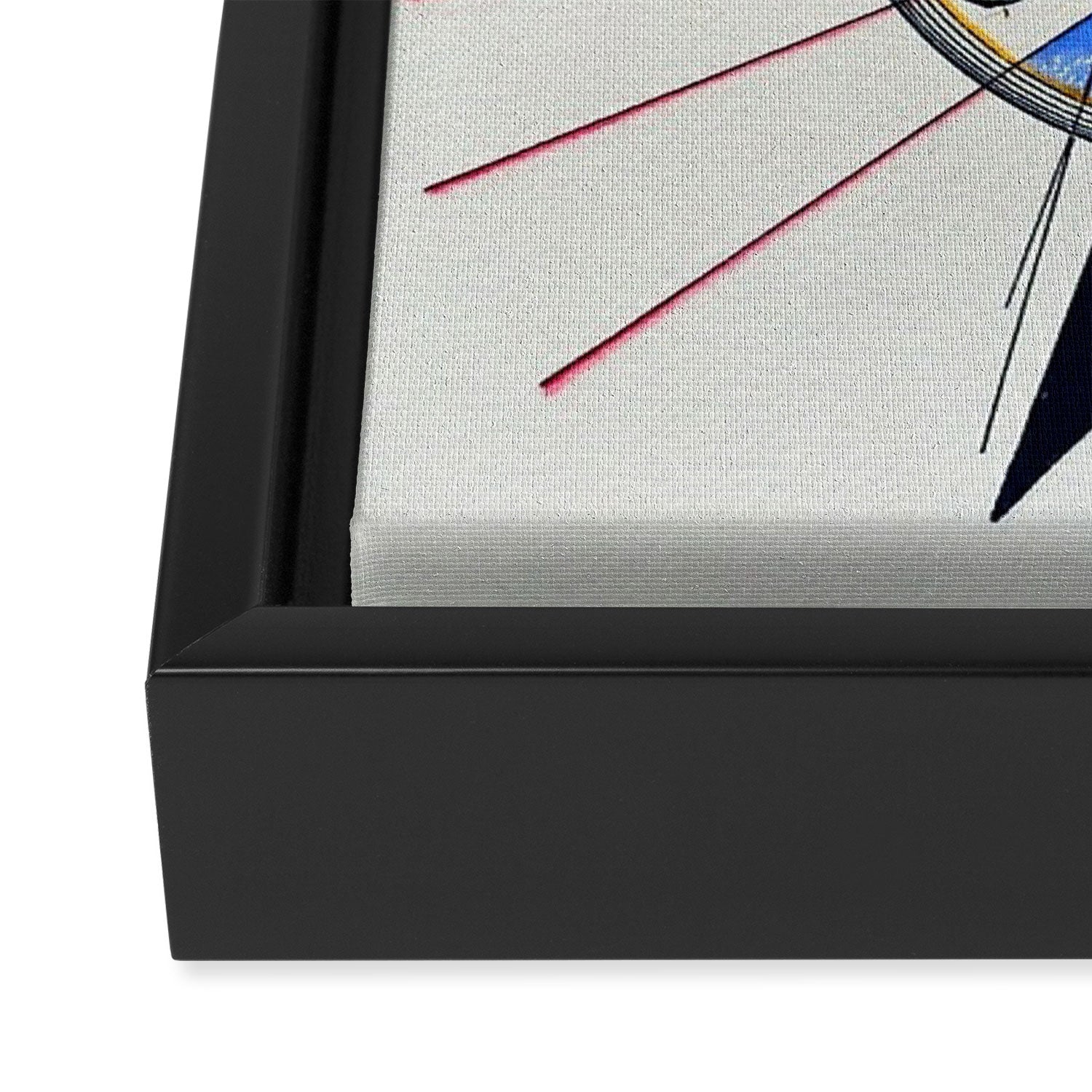 Wassily Kandinsky Delicate Tension Framed Canvas Print Gallery Image 3