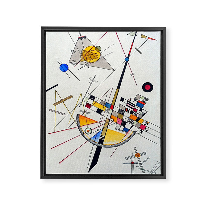 Wassily Kandinsky Delicate Tension Framed Canvas Print Gallery Image 8