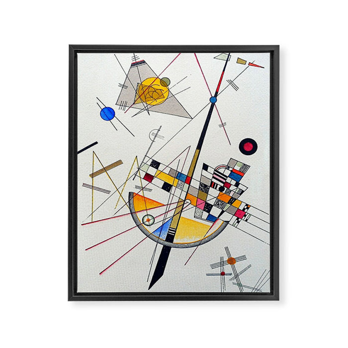 Wassily Kandinsky Delicate Tension Framed Canvas Print Gallery Image 1