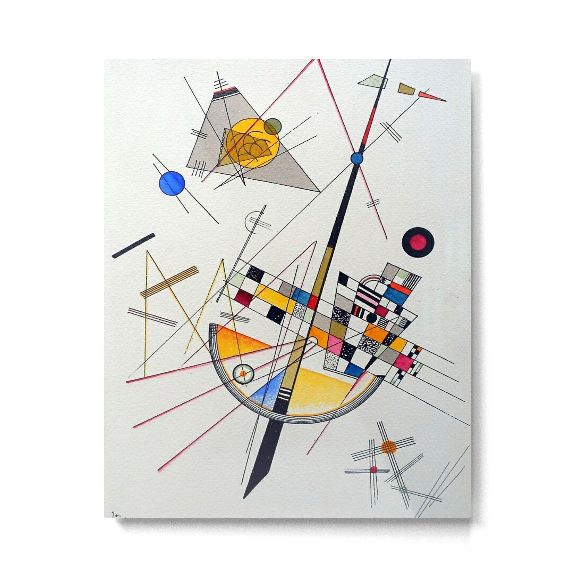 Wassily Kandinsky Delicate Tension Metal Print Gallery Image 6